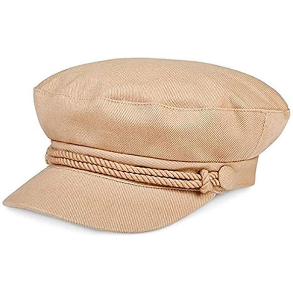 Nine West Accessories - NINE WEST CANVAS NEWSBOY CAP HAT Tan